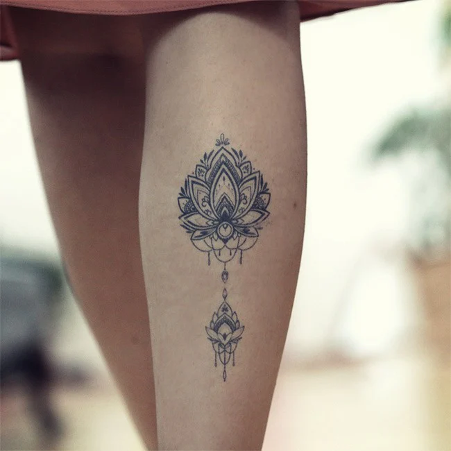 Mehndi Floral Ink Tattoo Bundle - Image 3